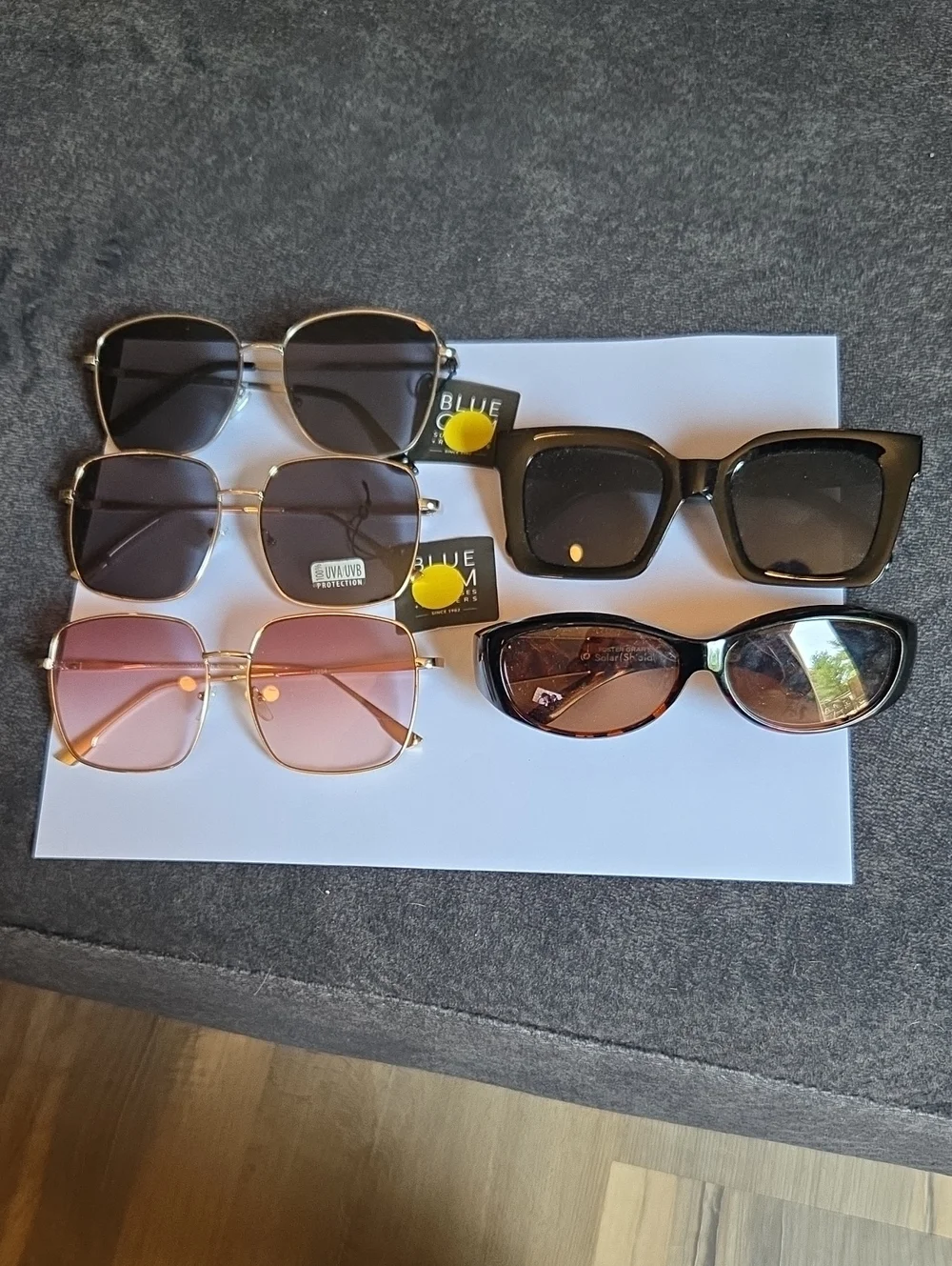 Assorted Women's Sunglasses Pack — Pink, Black, Brown Lenses